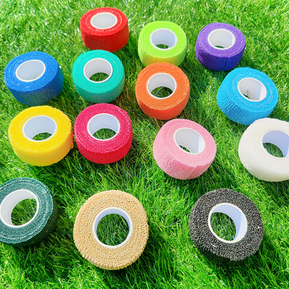 Finger Tape Athletic - 12pcs Non-Woven Self Stick Wrap Elastic