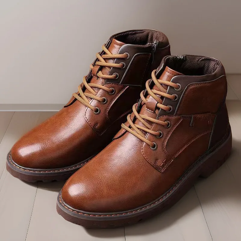 Handmade Men Boots Autumn Wint - Crossfit Male ulasan dan harga