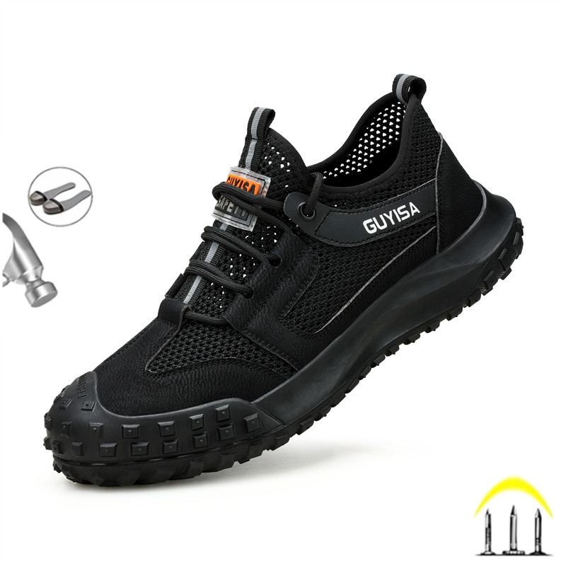 Work Sneakers Steel Toe Shoes  - Crossfit Male ulasan dan harga